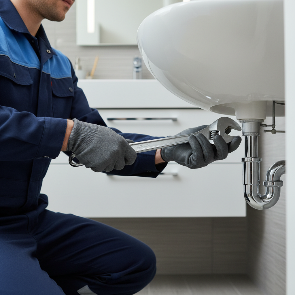 Gas Safe engineer at work